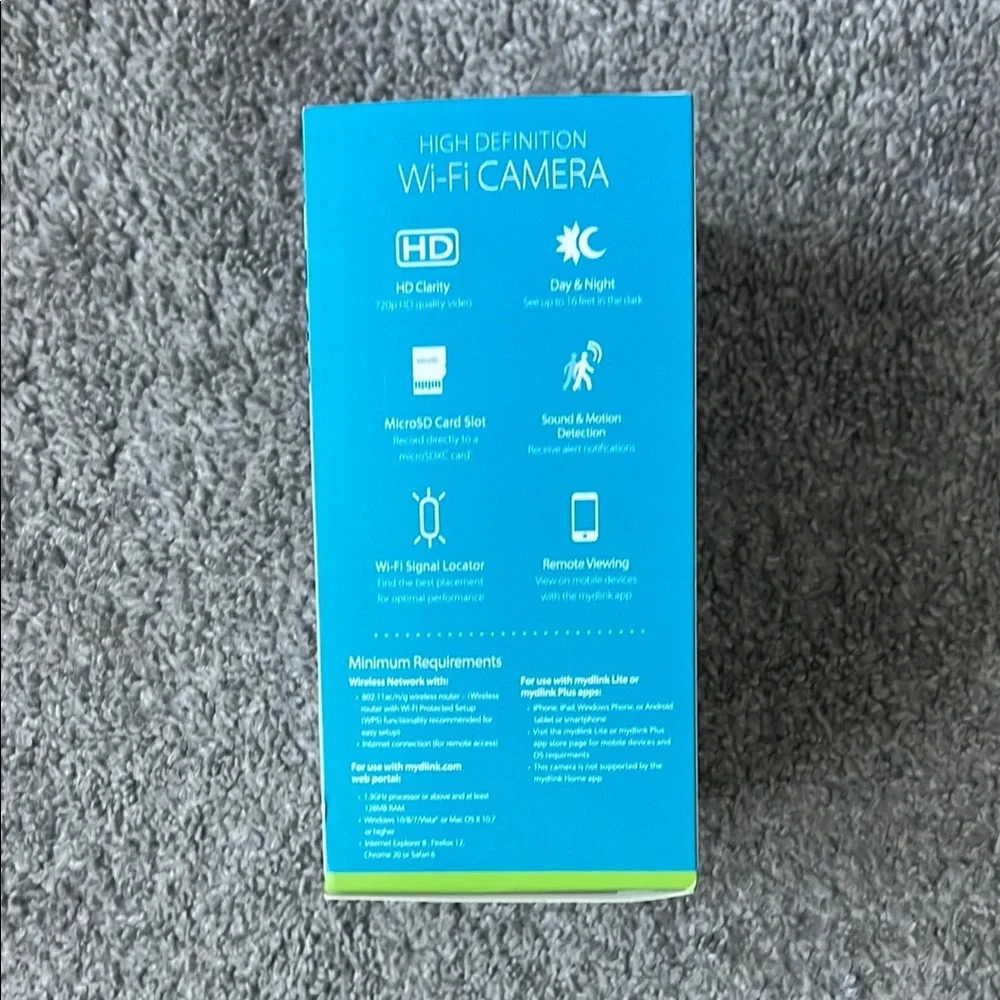D-Link Black Wi-Fi Camera